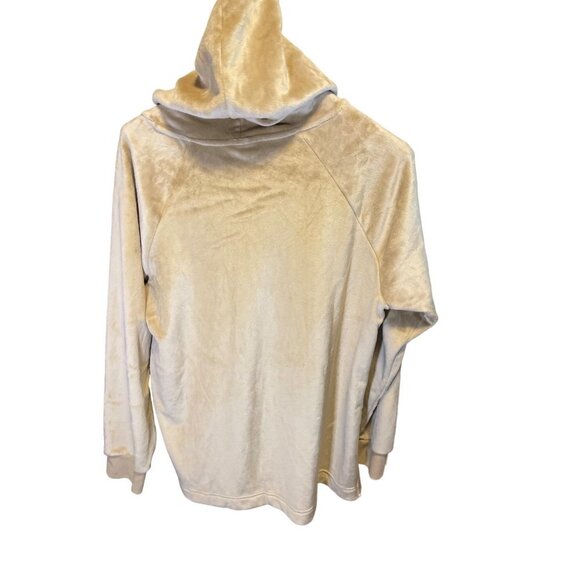 Members Mark Plush Tan Brown Pullover Hooded Top Sz XL - Picture 4 of 9